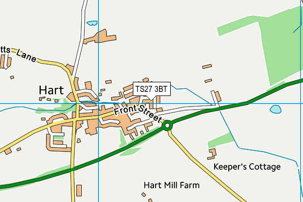 TS27 3BT map - OS VectorMap District (Ordnance Survey)