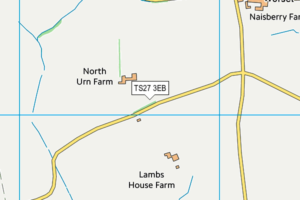 TS27 3EB map - OS VectorMap District (Ordnance Survey)