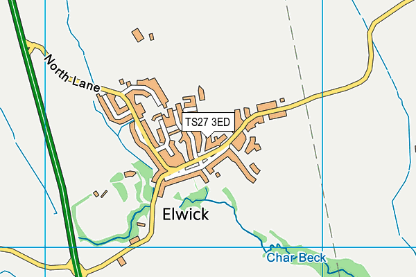 TS27 3ED map - OS VectorMap District (Ordnance Survey)