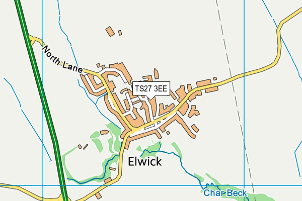 TS27 3EE map - OS VectorMap District (Ordnance Survey)