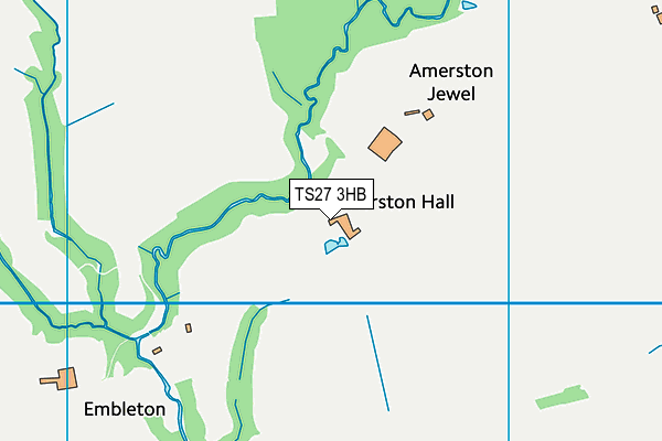 TS27 3HB map - OS VectorMap District (Ordnance Survey)