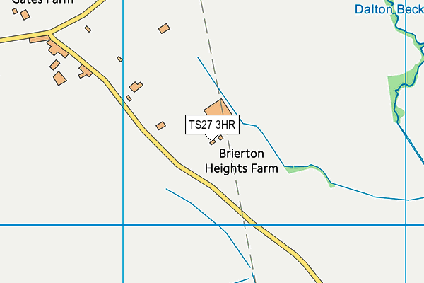 TS27 3HR map - OS VectorMap District (Ordnance Survey)