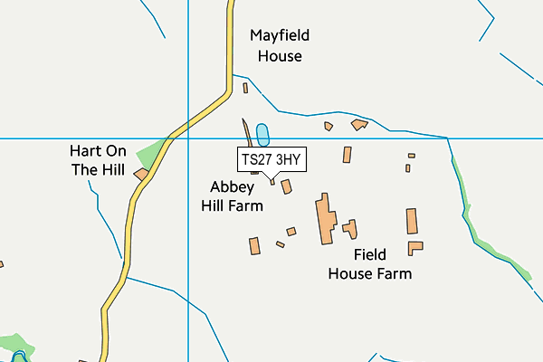 TS27 3HY map - OS VectorMap District (Ordnance Survey)