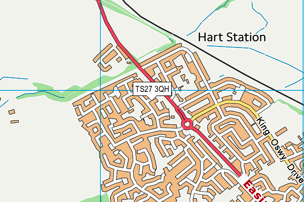TS27 3QH map - OS VectorMap District (Ordnance Survey)