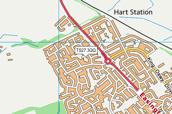 TS27 3QQ map - OS VectorMap District (Ordnance Survey)