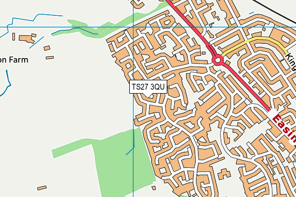 TS27 3QU map - OS VectorMap District (Ordnance Survey)