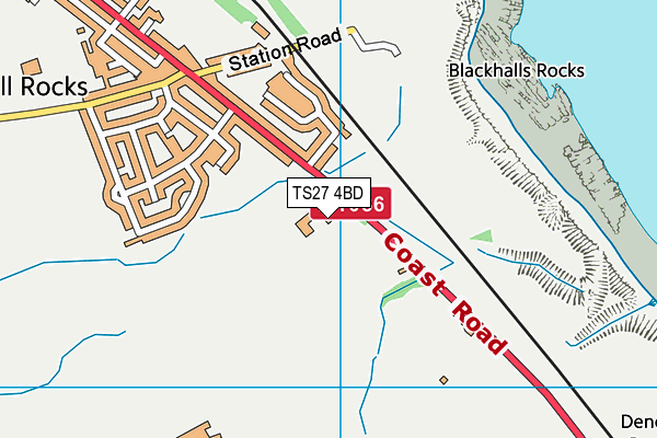 TS27 4BD map - OS VectorMap District (Ordnance Survey)