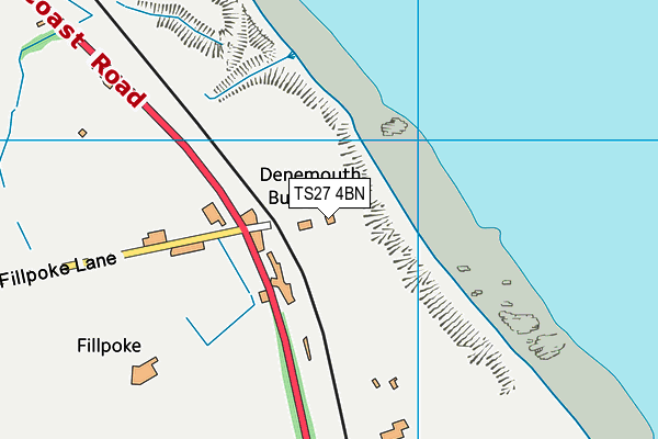 TS27 4BN map - OS VectorMap District (Ordnance Survey)