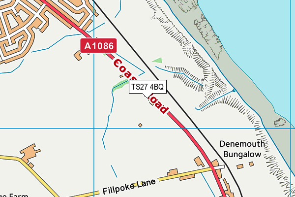 TS27 4BQ map - OS VectorMap District (Ordnance Survey)