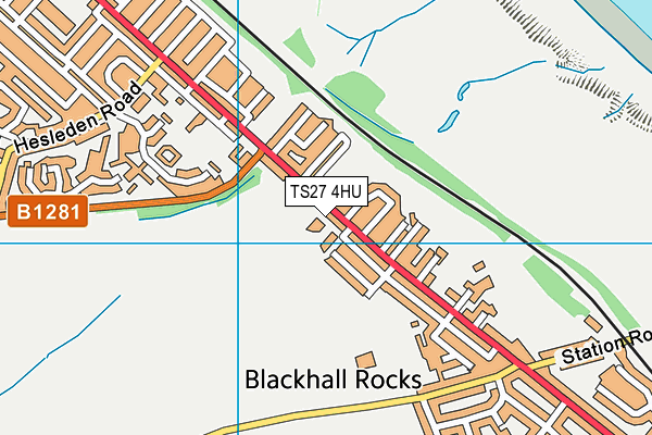 TS27 4HU map - OS VectorMap District (Ordnance Survey)