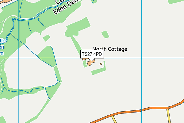 TS27 4PD map - OS VectorMap District (Ordnance Survey)