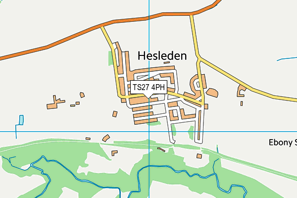 TS27 4PH map - OS VectorMap District (Ordnance Survey)