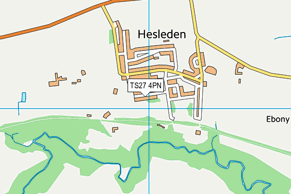TS27 4PN map - OS VectorMap District (Ordnance Survey)