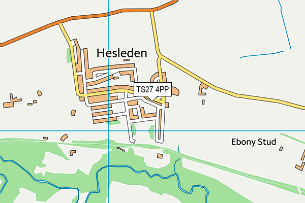 TS27 4PP map - OS VectorMap District (Ordnance Survey)