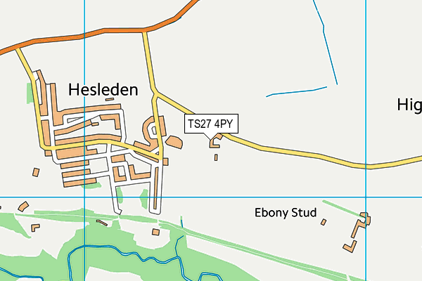 TS27 4PY map - OS VectorMap District (Ordnance Survey)