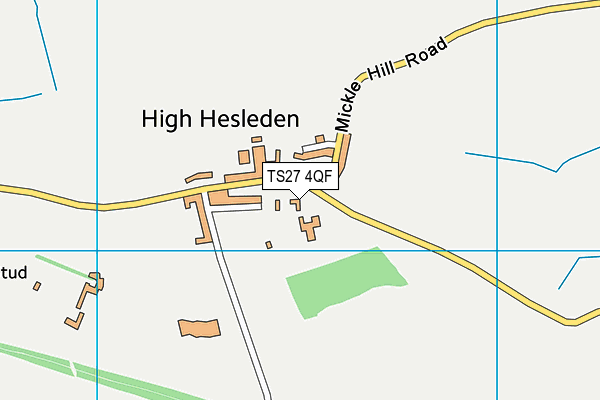 TS27 4QF map - OS VectorMap District (Ordnance Survey)