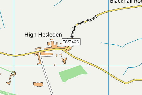 TS27 4QG map - OS VectorMap District (Ordnance Survey)