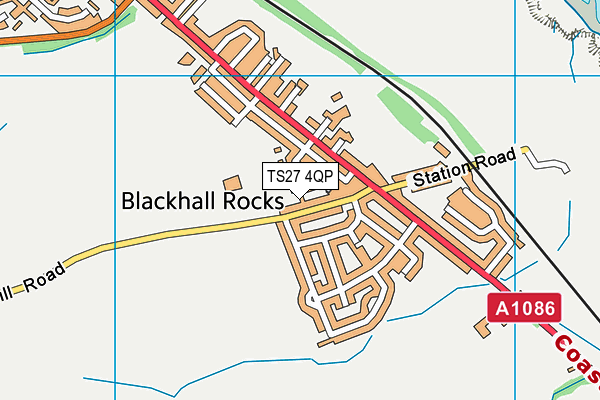 TS27 4QP map - OS VectorMap District (Ordnance Survey)