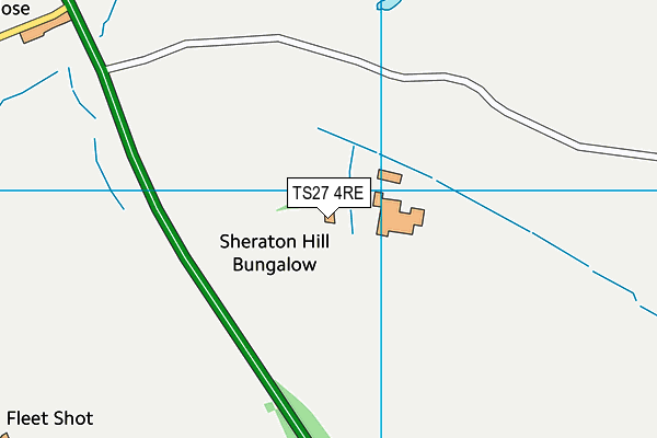 TS27 4RE map - OS VectorMap District (Ordnance Survey)