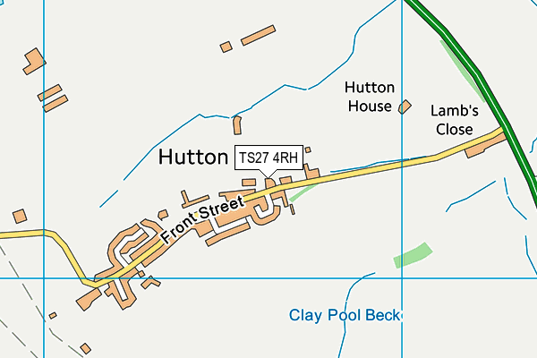 TS27 4RH map - OS VectorMap District (Ordnance Survey)