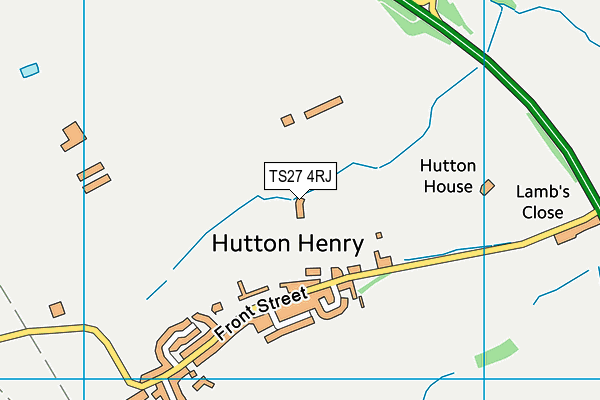 TS27 4RJ map - OS VectorMap District (Ordnance Survey)