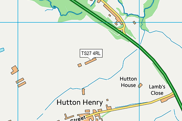 TS27 4RL map - OS VectorMap District (Ordnance Survey)