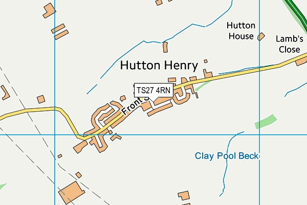 TS27 4RN map - OS VectorMap District (Ordnance Survey)