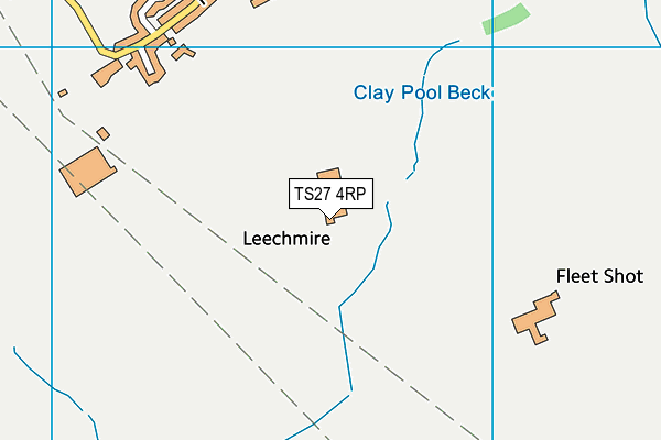 TS27 4RP map - OS VectorMap District (Ordnance Survey)