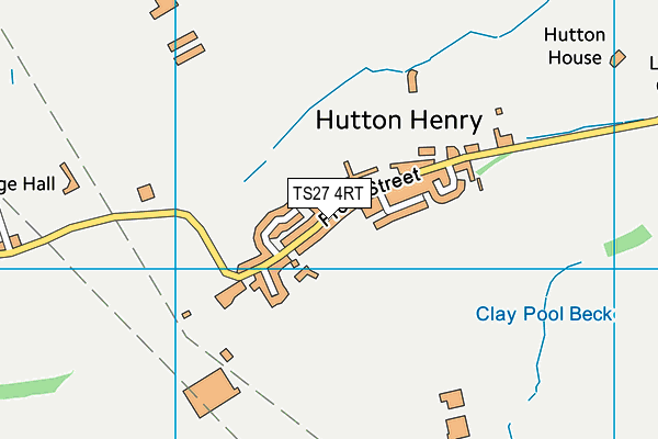 TS27 4RT map - OS VectorMap District (Ordnance Survey)