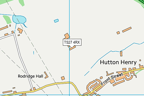 TS27 4RX map - OS VectorMap District (Ordnance Survey)