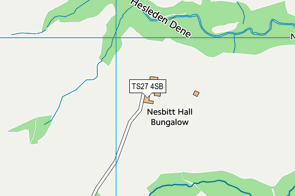TS27 4SB map - OS VectorMap District (Ordnance Survey)