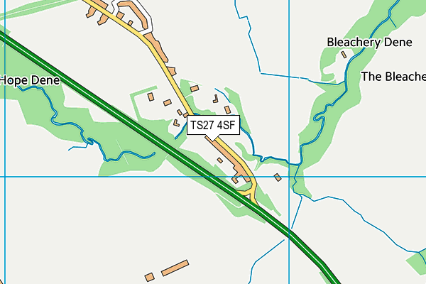 TS27 4SF map - OS VectorMap District (Ordnance Survey)