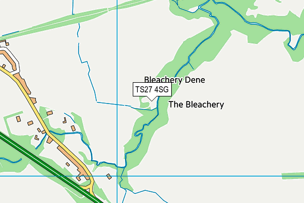 TS27 4SG map - OS VectorMap District (Ordnance Survey)