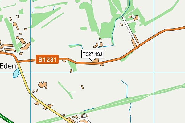 TS27 4SJ map - OS VectorMap District (Ordnance Survey)