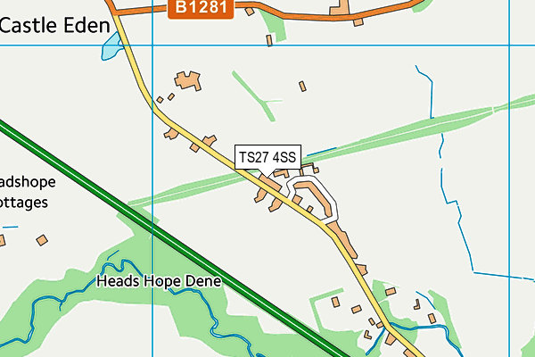 TS27 4SS map - OS VectorMap District (Ordnance Survey)