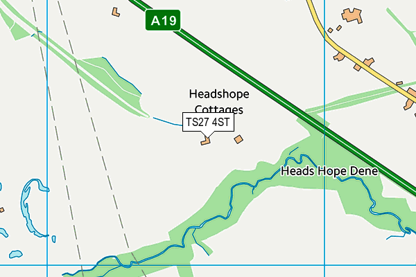 TS27 4ST map - OS VectorMap District (Ordnance Survey)