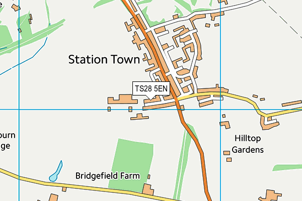 TS28 5EN map - OS VectorMap District (Ordnance Survey)