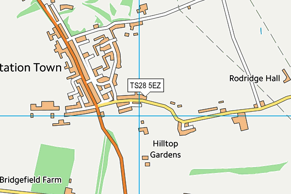 TS28 5EZ map - OS VectorMap District (Ordnance Survey)