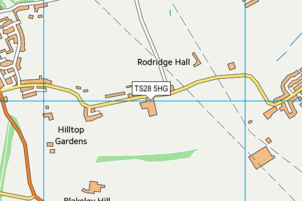 TS28 5HG map - OS VectorMap District (Ordnance Survey)