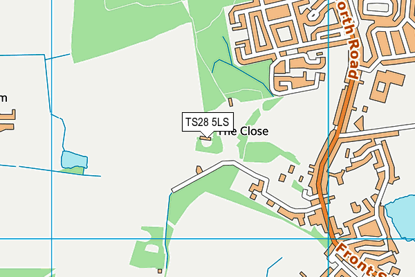TS28 5LS map - OS VectorMap District (Ordnance Survey)