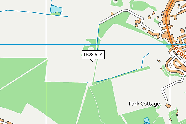 TS28 5LY map - OS VectorMap District (Ordnance Survey)