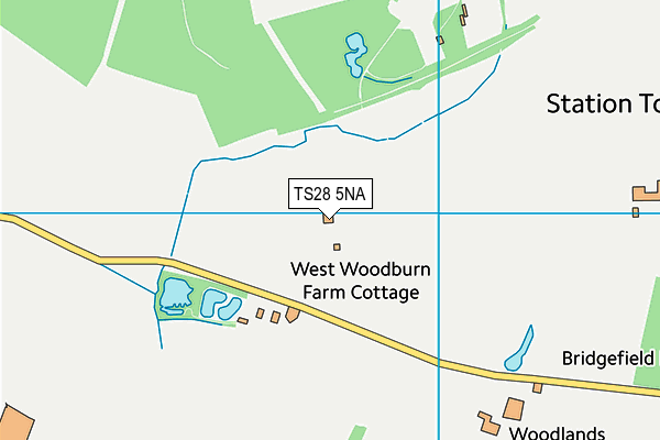 TS28 5NA map - OS VectorMap District (Ordnance Survey)