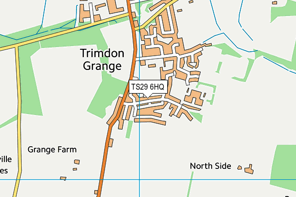 TS29 6HQ map - OS VectorMap District (Ordnance Survey)