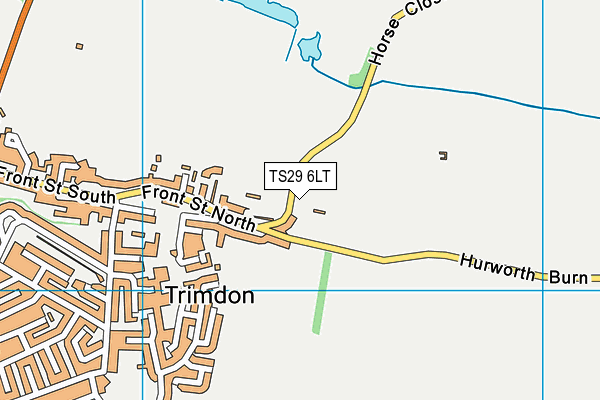 TS29 6LT map - OS VectorMap District (Ordnance Survey)
