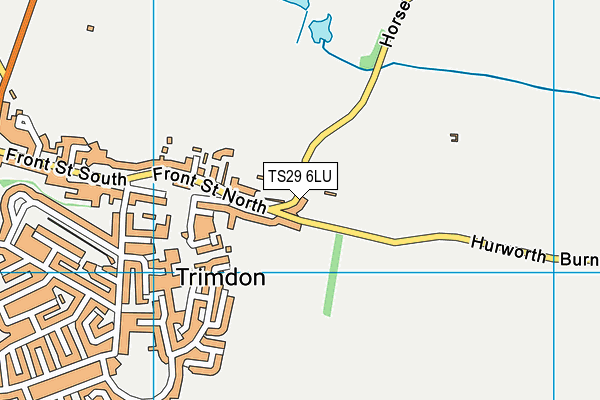 TS29 6LU map - OS VectorMap District (Ordnance Survey)