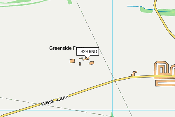 TS29 6ND map - OS VectorMap District (Ordnance Survey)