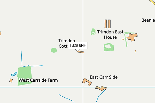 TS29 6NF map - OS VectorMap District (Ordnance Survey)