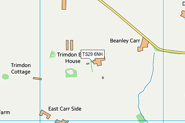 TS29 6NH map - OS VectorMap District (Ordnance Survey)