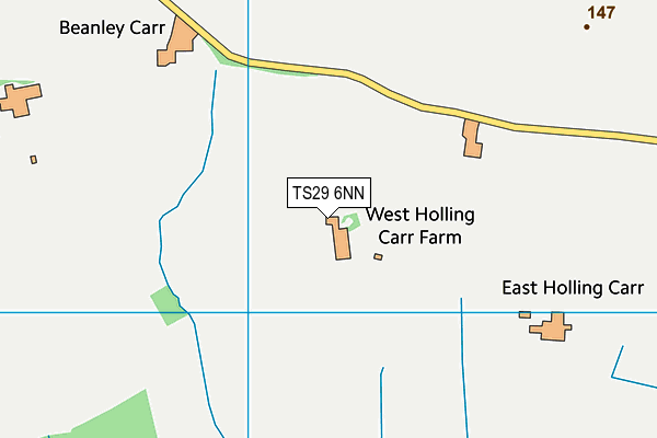 TS29 6NN map - OS VectorMap District (Ordnance Survey)