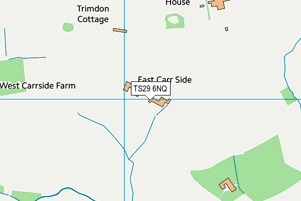 TS29 6NQ map - OS VectorMap District (Ordnance Survey)